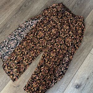 Floral Patterned Pants large